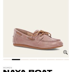 Frye Naya Boat Shoe in Pink